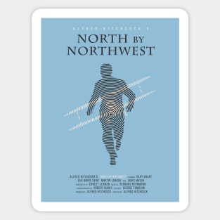 Alfred Hitchcock's North by Northwest. Sticker